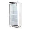 Polar Armoire vitrine réfrigérée avec porte vitrée Blanc | 600L