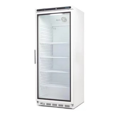  Polar Armoire vitrine réfrigérée avec porte vitrée Blanc | 600L 