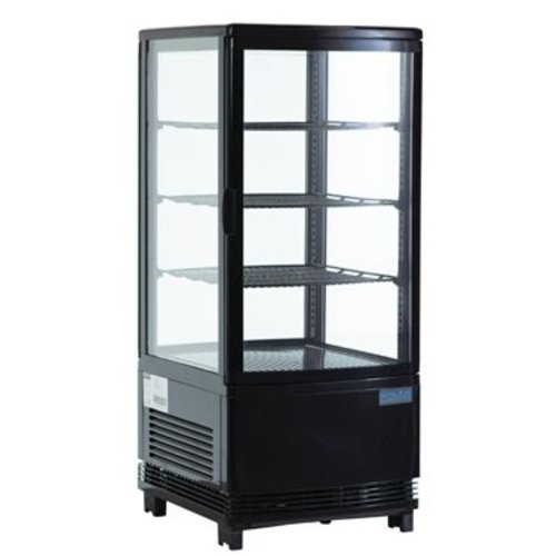  ProChef Vitrine réfrigérée Noire 68L - 88,5x42,8x38,6 cm 