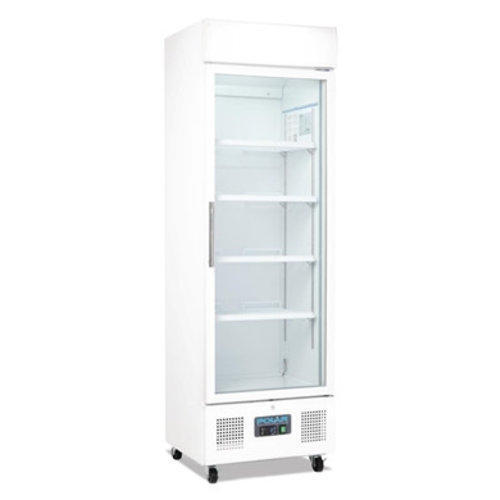  Polar Vitrine réfrigérée vertical porte vitrée Blanc 368L - 190x62x57 cm 