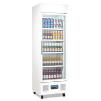 Vitrine réfrigérée vertical porte vitrée Blanc 368L - 190x62x57 cm