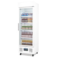 Vitrine réfrigérée vertical porte vitrée Blanc 368L - 190x62x57 cm