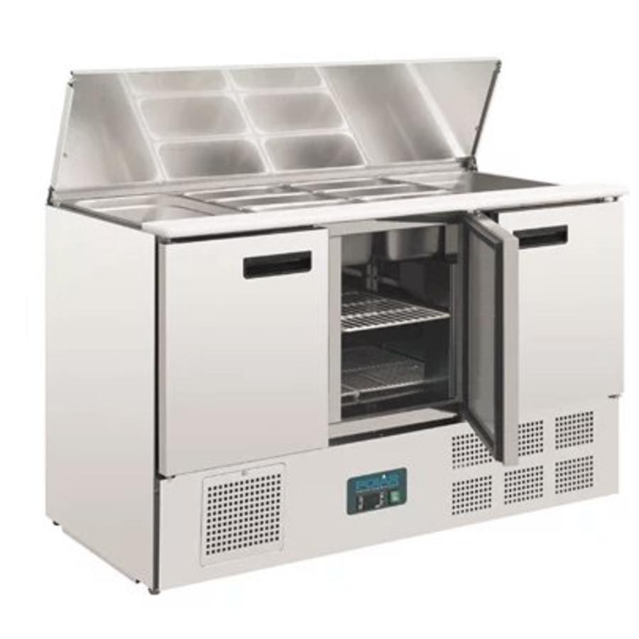 Comptoir réfrigéré à salades 368L - 88,5x137x70