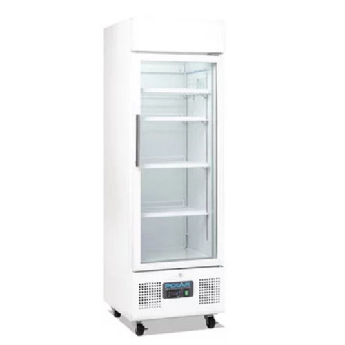  Polar Vitrine réfrigérée porte vitrée Blanc 228L | 161Hx53Lx57,5Pcm 