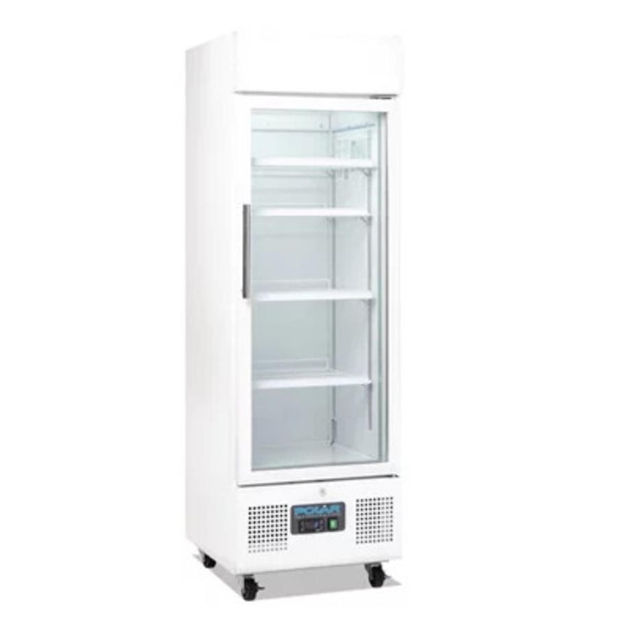 Vitrine réfrigérée porte vitrée Blanc 228L | 161Hx53Lx57,5Pcm