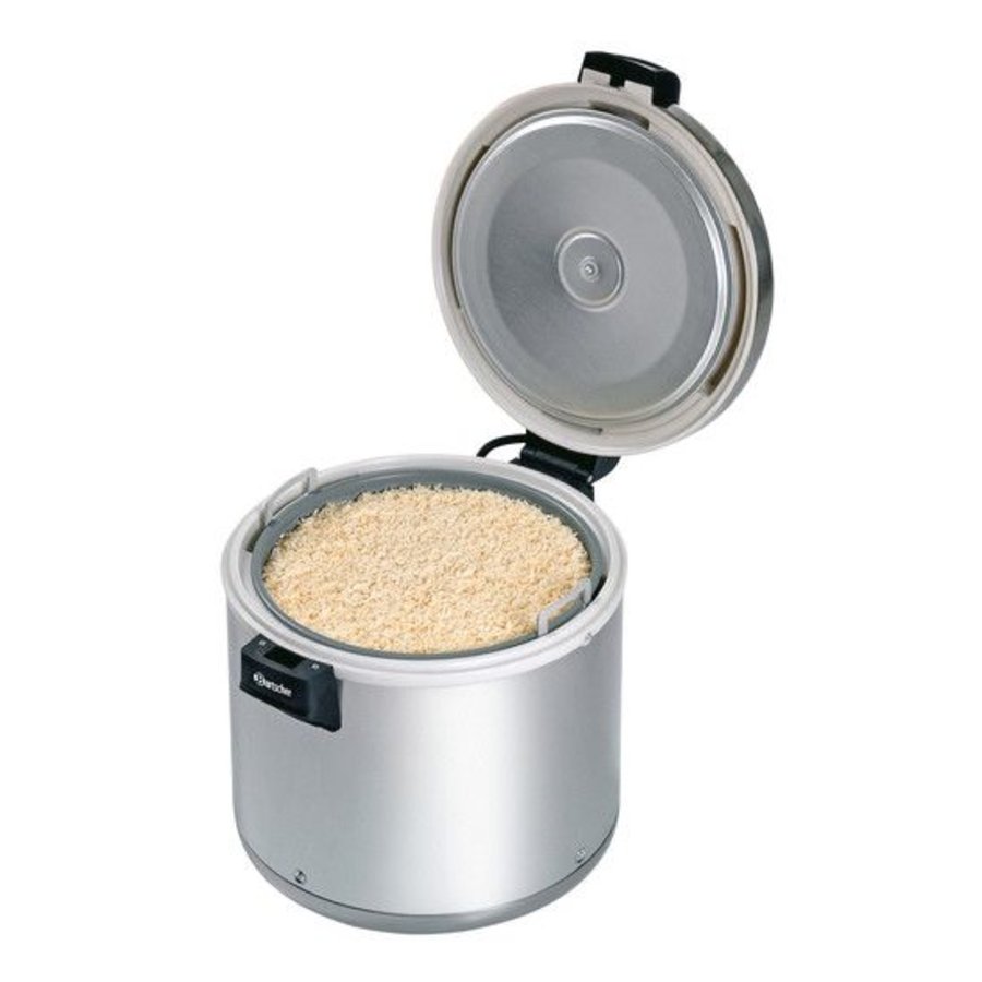 Réchauffeur de riz Acier inoxydable 110 Watt 8,5 kg de riz | 395 mm, hauteur 372 mm