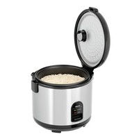 Cuiseur à riz Wouter 700 Watt | 1,8 litres | inox | 290 x 262 x 293 mm
