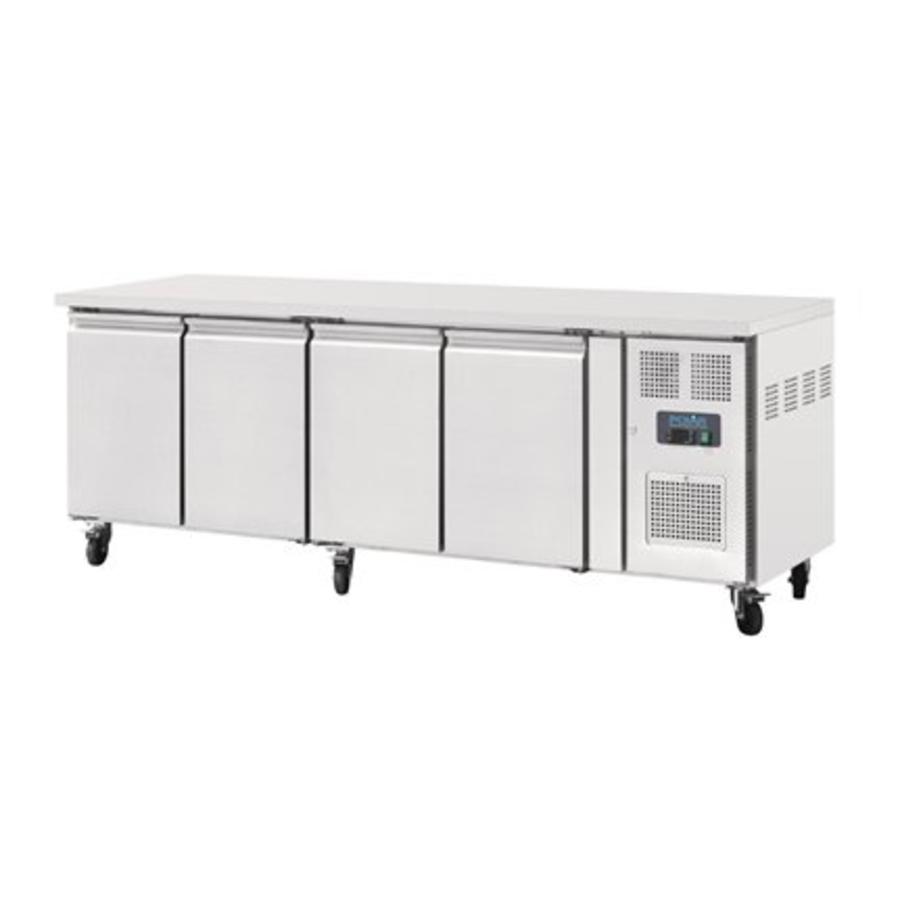 Table réfrigérée | 4 Portes | 449L - 860(H) x 2230(L) x 600(P)mm