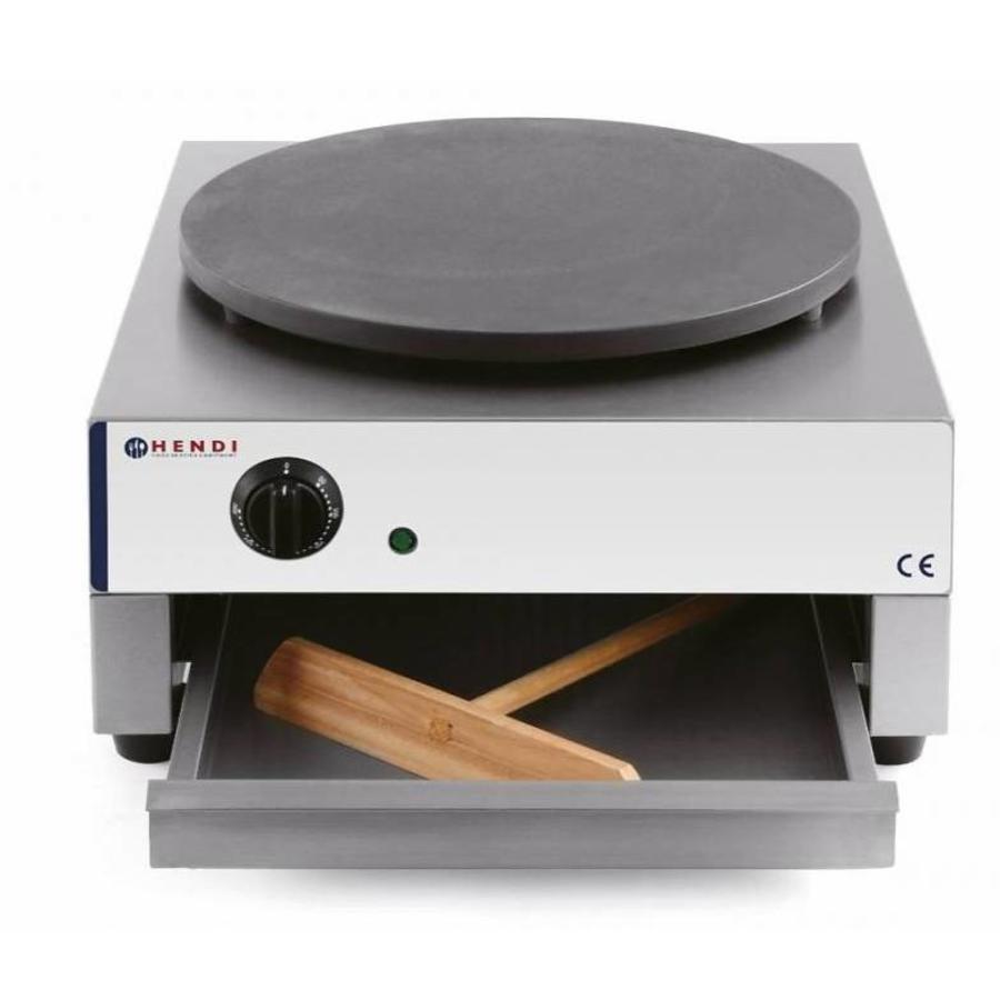 Crêpière Simple Électrique | Professionnel | 3kW/230V | Plaque de 400mm