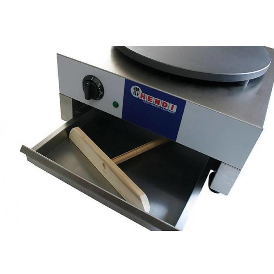 Crêpière Simple Électrique | Professionnel | 3kW/230V | Plaque de 400mm