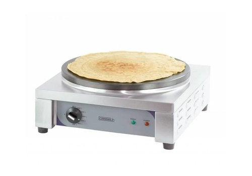  Casselin Crêpière Carrée Inox | Électrique | Ø400mm | 2,7kW | 440x445x190(h)mm 