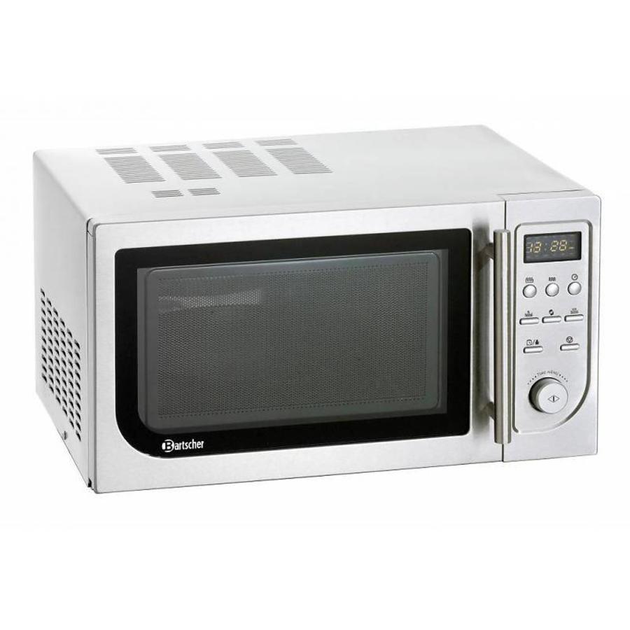 Micro-Ondes avec Grill Inox  25 Litres  1kW  483x422x281(h)mm