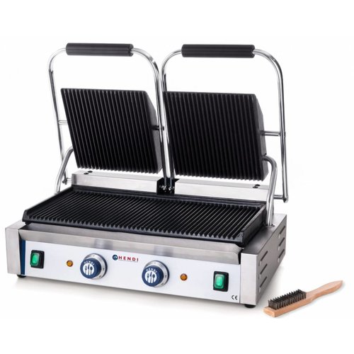  Hendi GRILL DE CONTACT - MODÈLE DOUBLE  57x37x21 cm 