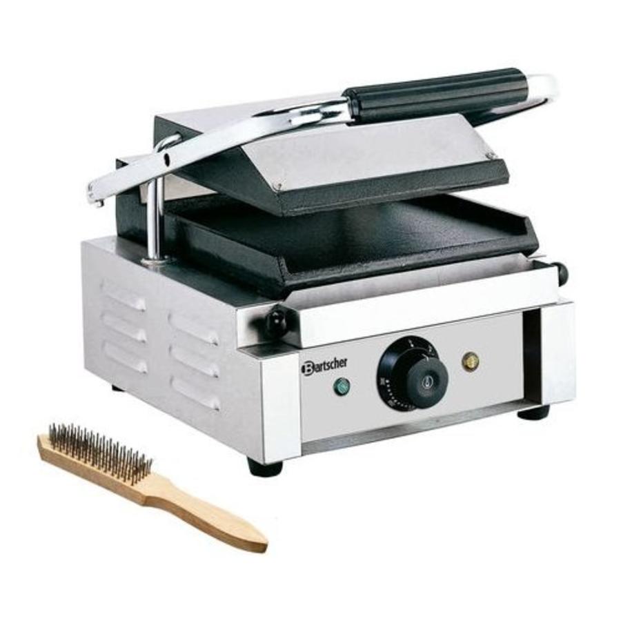 Grill contact 1800 1G | 1,8 kW | 290 x 395 x 210 mm | 50  °C a 300  °C | Acier inoxydable