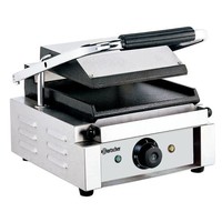 Grill contact 1800 1G | 1,8 kW | 290 x 395 x 210 mm | 50  °C a 300  °C | Acier inoxydable
