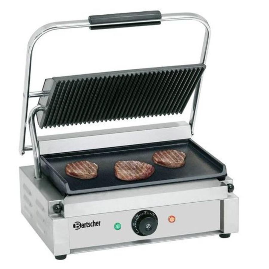 Grill contact "Panini" 1GR | 2,2 kW | 410 x 370 x 200 mm | 50  °C  a 300  °C