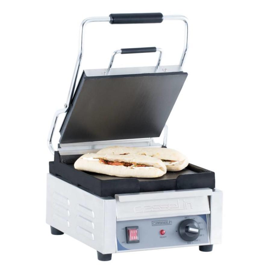 Grill Panini Petit Premium Lisse - Lisse | L 300 x P 490 x H 265 mm | 2 000 W | de 60°C à 300°C