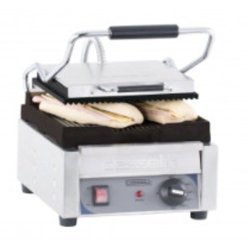  Casselin Grill Panini Petit Premium Rainurée - Rainurée | 2 000 W | L 300 x P 490 x H 265 mm | de 60°C à 300°C 