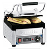 Casselin Grill panini petit premium rainurée - rainurée avec minuteur | L 300 x P 490 x H 265 mm | de 60°C à 300°C | 2 000 W
