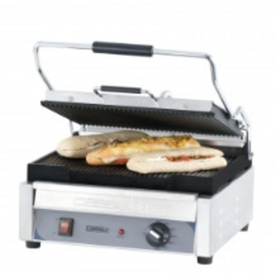 Grill Panini Grand Premium Rainurée - Rainurée | L 425 x P 580 x H 265 mm | 2 400 W | de 60°C à 300°C