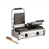 Bartscher Grill contact 3600 2G | 570 x 395 x 210 mm | Acier inoxydable  | 3,6 kW