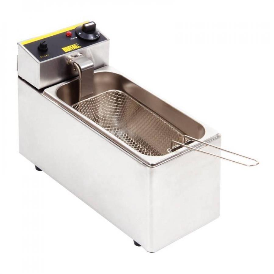 Friteuse de comptoir simple Buffalo 3L | 300(H) x 180(L) x 400(P)mm -  ProChef