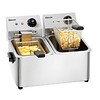 Bartscher Bartscher Friteuse double "SNACK II" 2 x 4 Litres | 435 x 400 x 315 mm | 4 kW | 50  °C a 190  °C