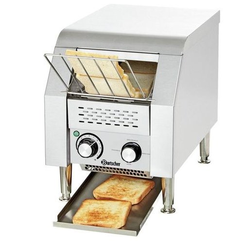  Bartscher Grille-pain convoyeur "Mini" | 1,34 kW | 285 x 420 x 390 mm 