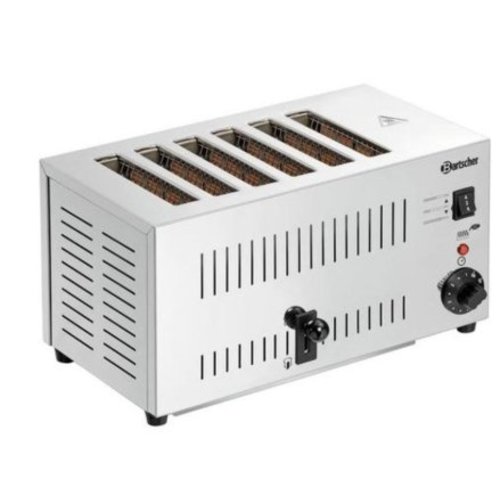  Bartscher Grille-pain | 405 x 265 x 220 mm | 2,5 kW | Acier inoxydable   