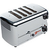 ProChef Toaster (grille-pain) électrique 4 tranches | 360 x 220 x h210 mm | 2,3 kW | inox-aluminium poli