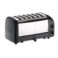 Grille-pain 6 tranches noir Vario | 210(h) x 460(l) x 220(p)mm | 3 kW