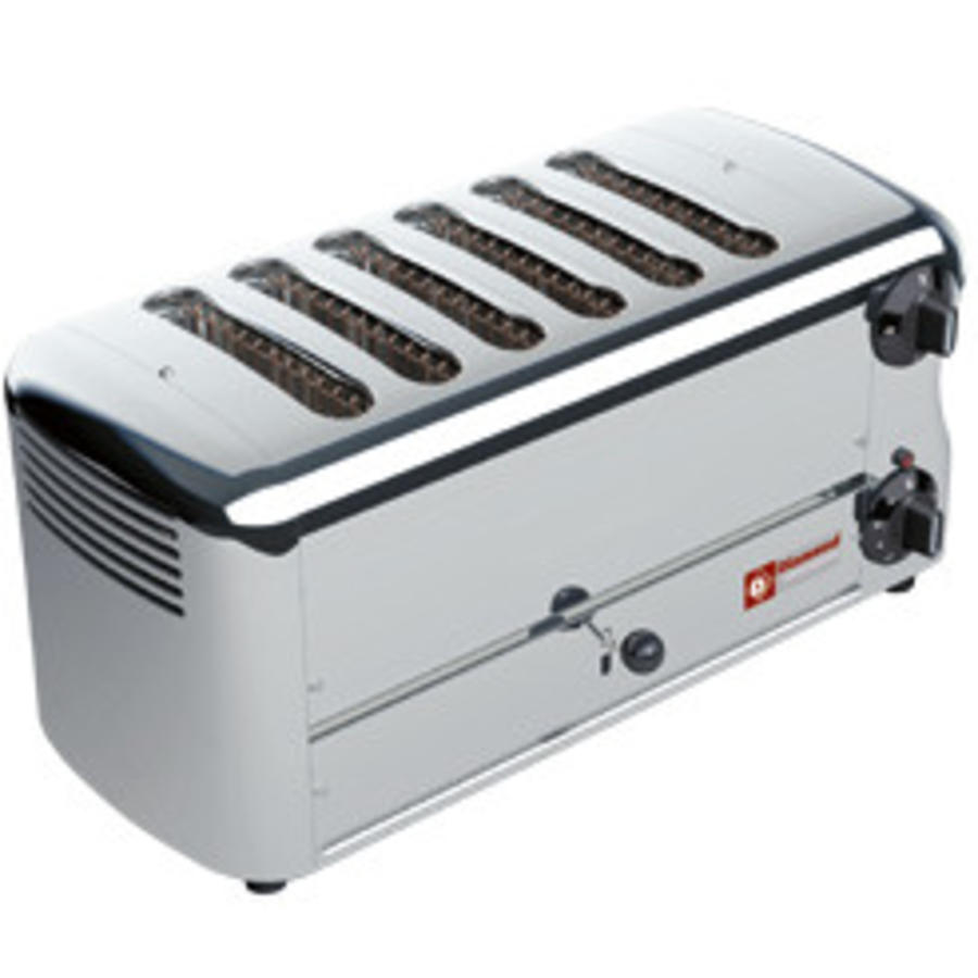 Toaster (grille-pain) électrique 6 tranches | 455 x 220 x h210 mm | 3,3 kW