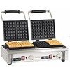 Casselin Gaufrier double ouverture 90° | de 60 °C à 300 °C | 3 200 W | L 566 x P 415 x H 290 mm | en acier inoxydable