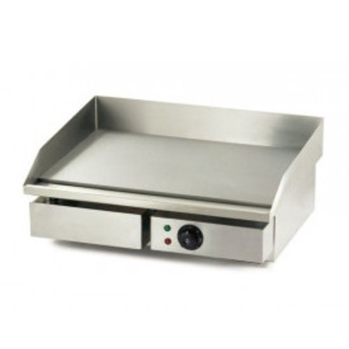  Combisteel Plaque de cuisson | Grill électrique | Plaque lisse | 550 x 470 x 230  mm 