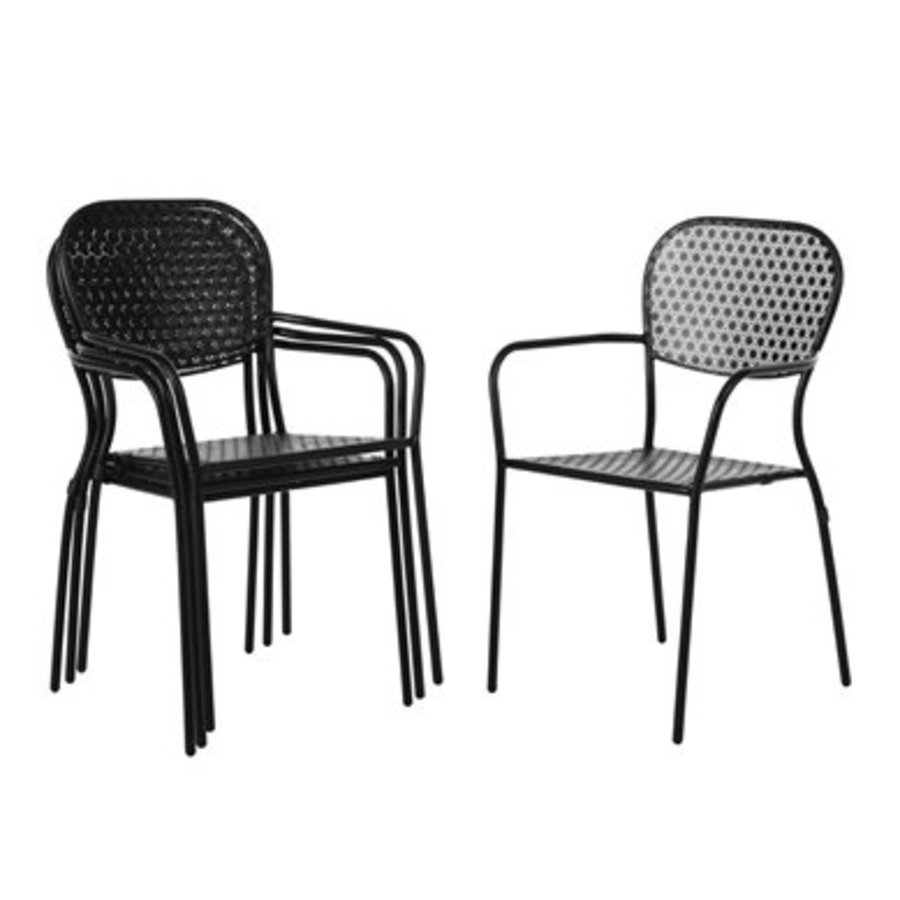 Fauteuils bistro | acier | 950 x 550 x 580 mm |