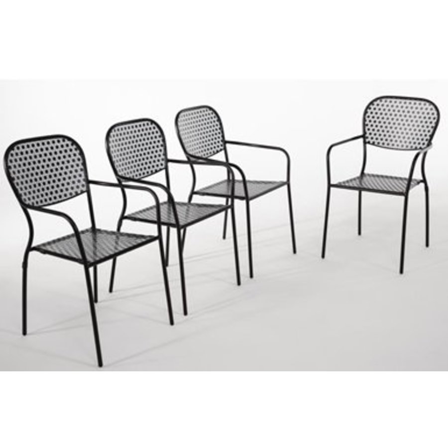 Fauteuils bistro | acier | 950 x 550 x 580 mm |