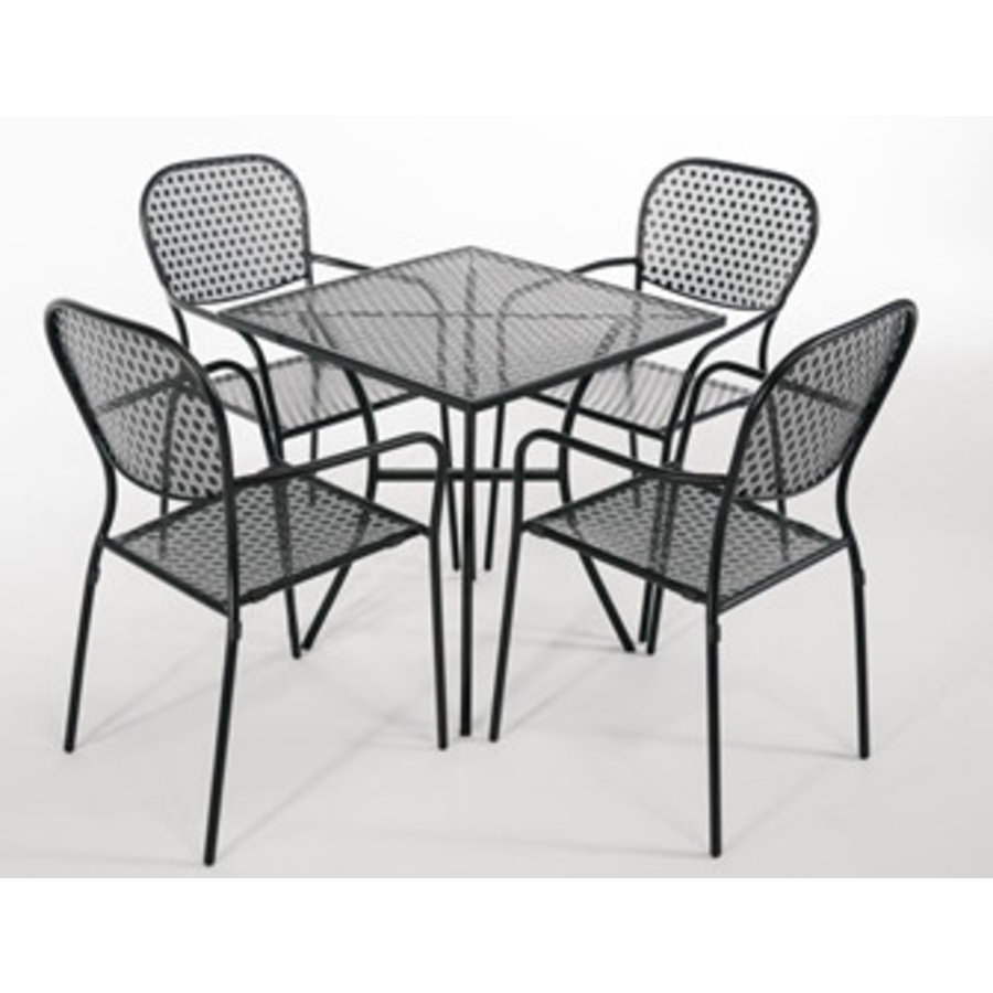 Fauteuils bistro | acier | 950 x 550 x 580 mm |