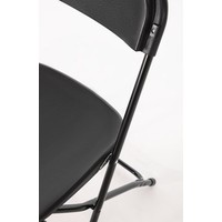 Chaises pliantes noires