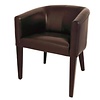 Bolero Fauteuil | simili cuir marron foncé | 820 x 630 x 650 mm |