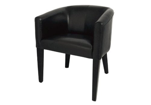  Bolero chaise de baignoire | cuir polyuréthane noir | 735  x 530 x 580 mm | 