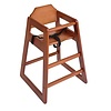Bolero Chaise haute en bois Bolero finition bois foncé