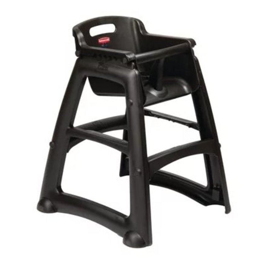 Chaise haute très robuste noire