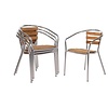 Bolero Fauteuils en frêne et aluminium 730mm