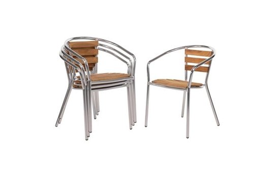  Bolero Fauteuils en frêne et aluminium 730mm 