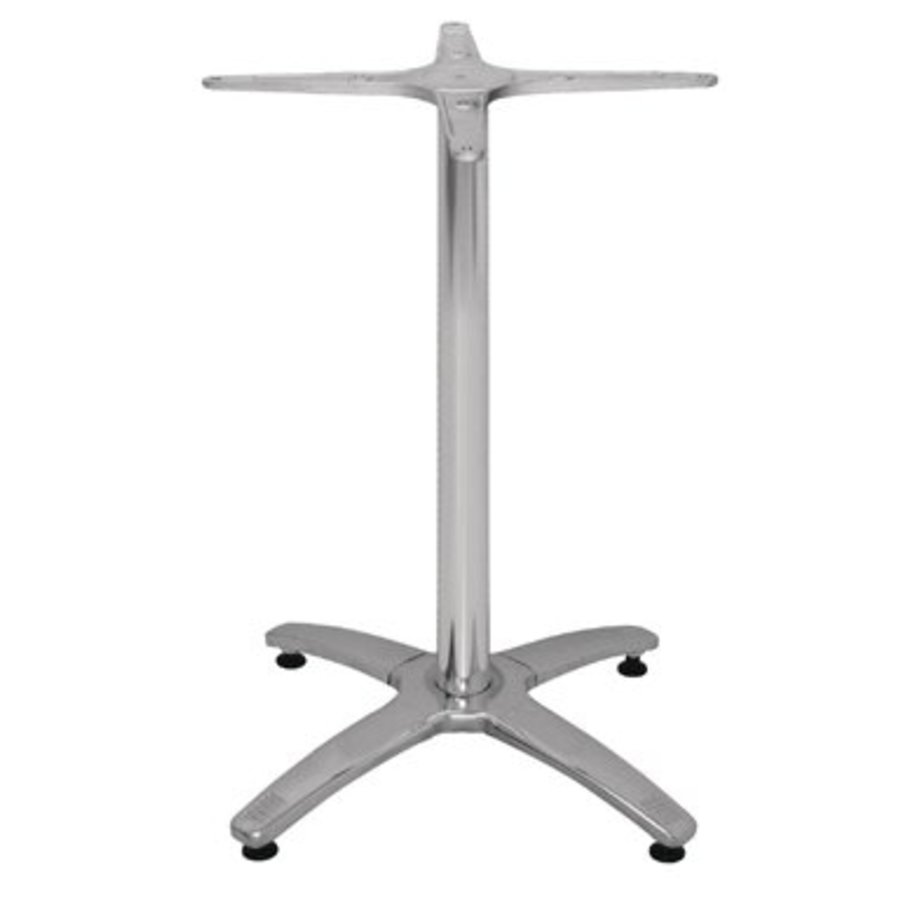 Pied de table 4 pieds en aluminium