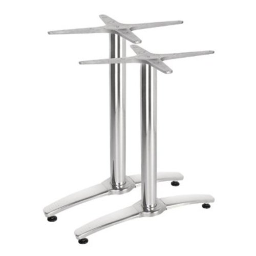  Bolero Pied de table double aluminium | 673(H) x 590(L) x 590(P)mm 