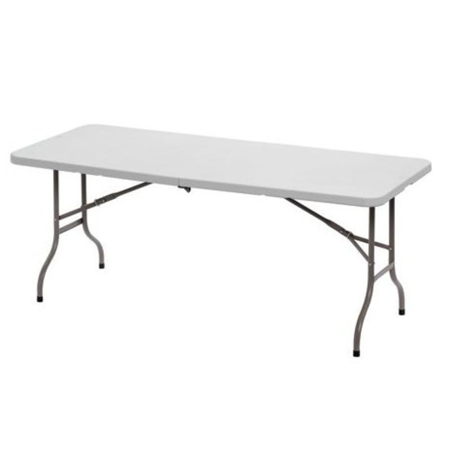 Table multi-usages acier, thermolaqué caoutchouc  1830-W 183x76x74cm