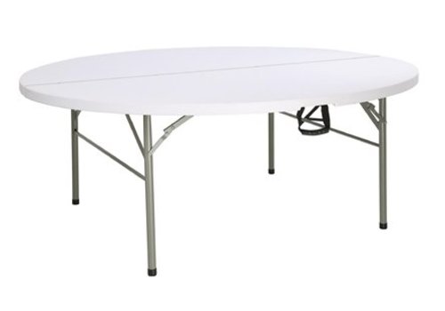  Bolero Table ronde| Pliante par le centre | 1,8m 