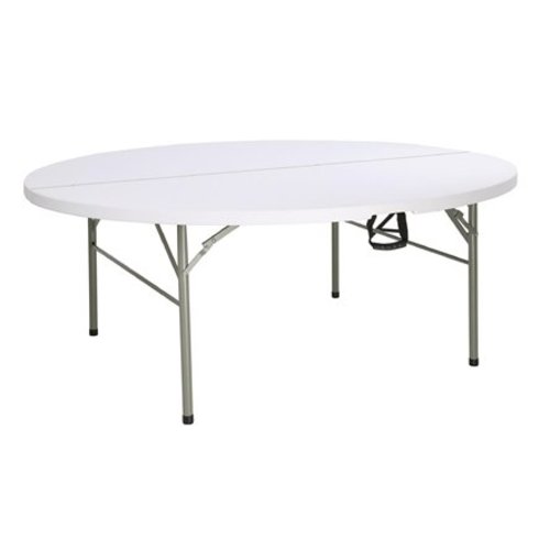  Bolero Table ronde| Pliante par le centre | 1,8m 