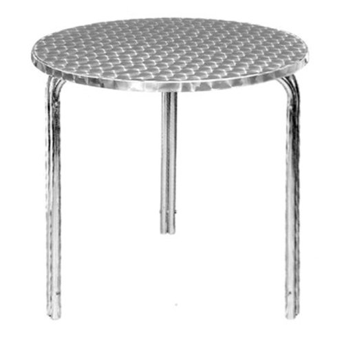  Bolero Table bistro ronde empilable inox et alu 72(H)x60(Ø)cm 